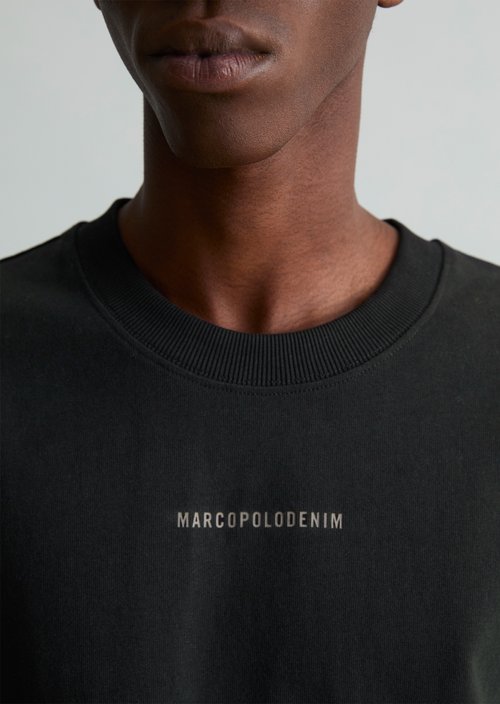 Heavyweight Relaxed-Fit Long-Sleeve Shirt — Black