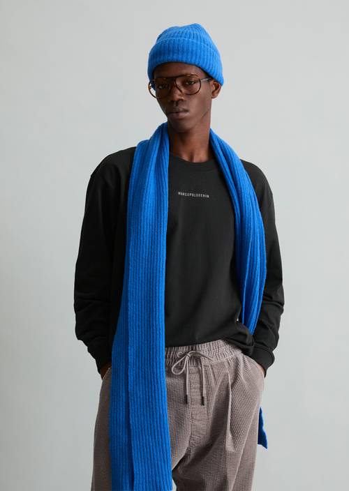 Heavy Weight Longsleeve relaxed Black in Frontalansicht