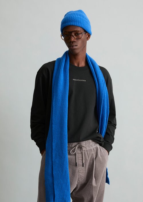 Heavyweight Relaxed-Fit Long-Sleeve Shirt — Black