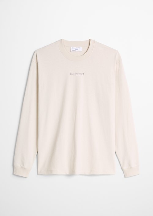 Heavyweight Relaxed-Fit Long-Sleeve Shirt — Chalky Sand
