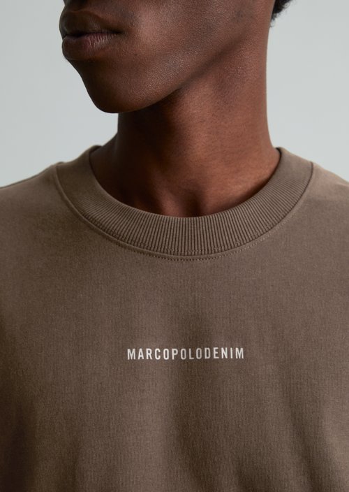 Heavyweight Relaxed-Fit Long-Sleeve Shirt — Chocolate Fudge