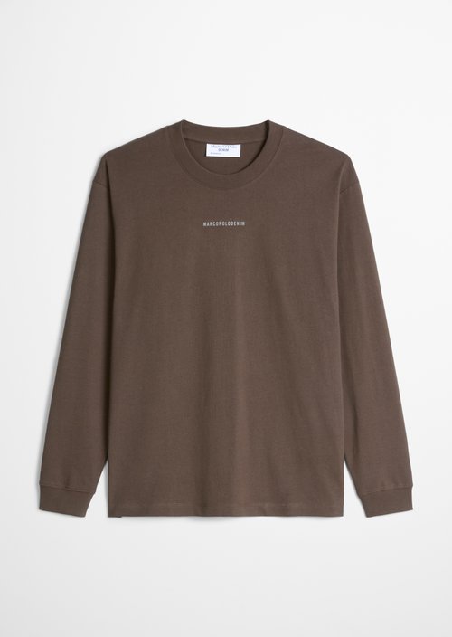 Heavyweight Relaxed-Fit Long-Sleeve Shirt — Chocolate Fudge