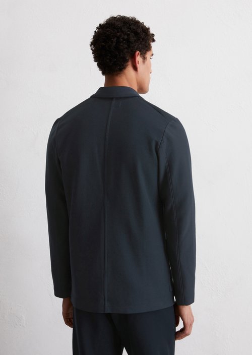 Jersey blazer shaped — Dark Navy
