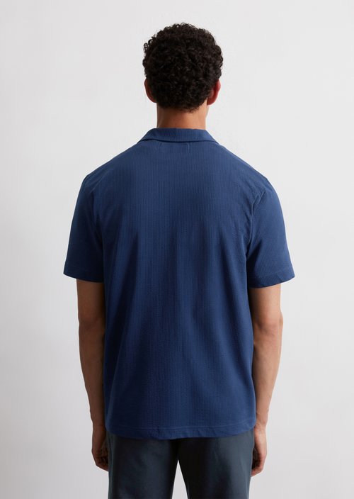 DfC seersucker jersey shirt regular — Iris Ink