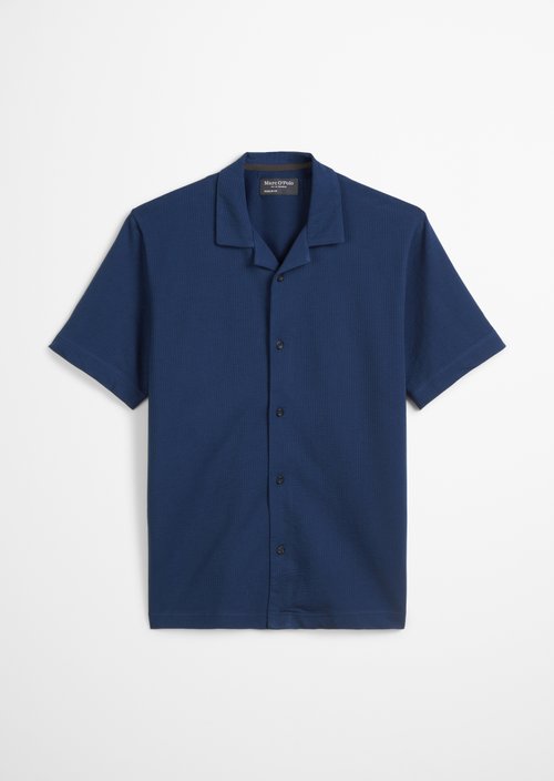DfC seersucker jersey shirt regular — Iris Ink