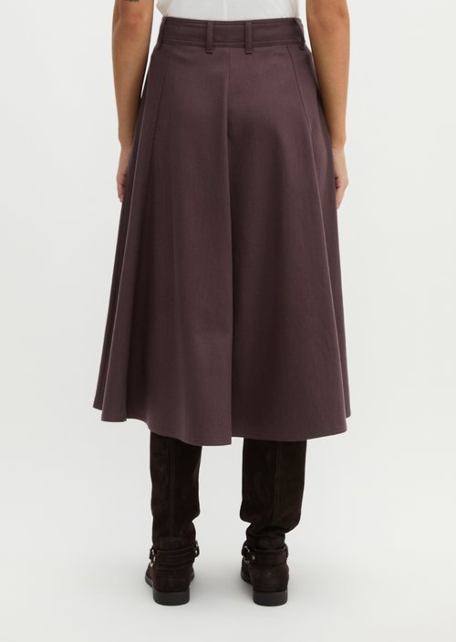 Flared skirt — Black Cherry