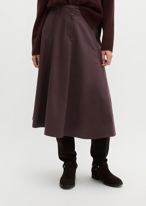 Flared skirt — Black Cherry