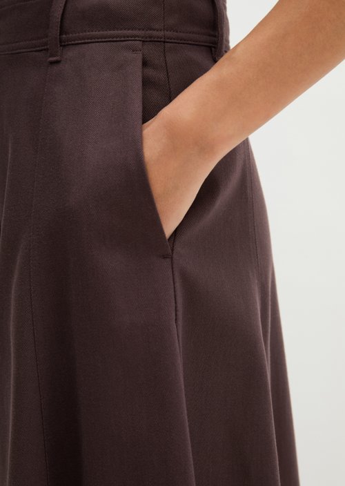 Flared skirt — Black Cherry