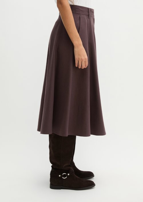 Flared skirt — Black Cherry