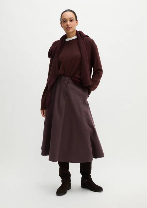 Jupe évasée Black Cherry en vue de face