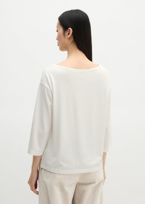 Relaxed T-shirt — White Cotton