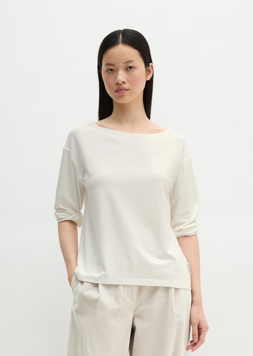 Relaxed T-shirt — White Cotton