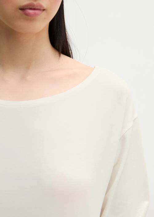 T-shirt relaxed White Cotton en vue détaillée