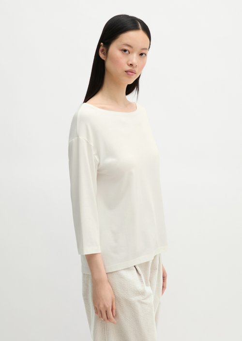 Relaxed T-shirt — White Cotton