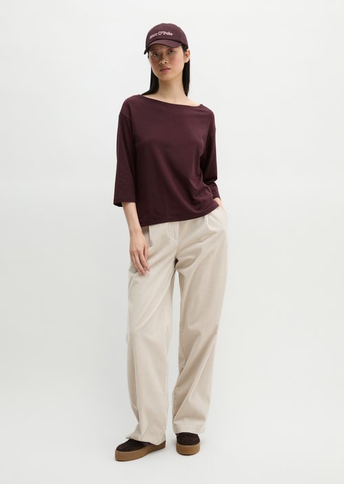 Relaxed T-shirt — Black Cherry