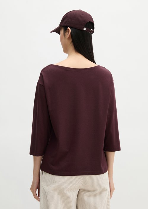 Relaxed T-shirt — Black Cherry