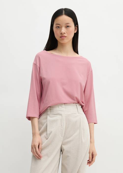 Relaxed T-shirt Misty Rose in front view