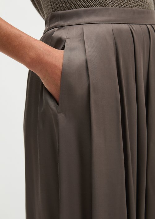 Flared Skirt — Stone Taupe