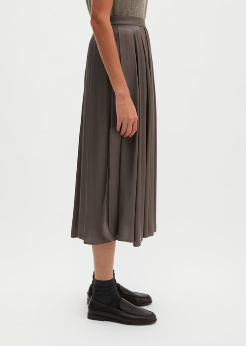 Flared Skirt — Stone Taupe