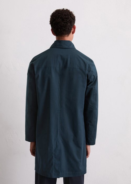 Regular short coat — Dark Navy (alternate view)