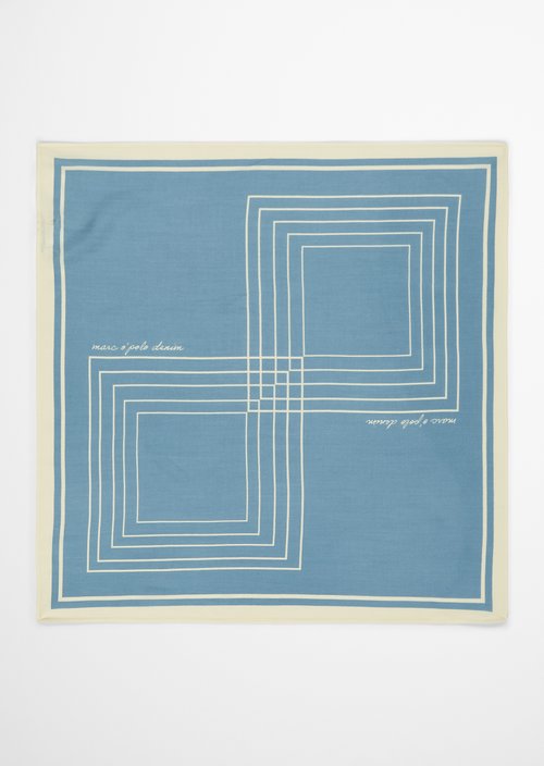 Quadratisches Tuch — Light Blue