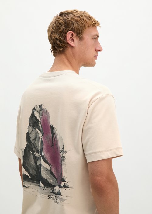 T-shirt oversized — Grey Silk