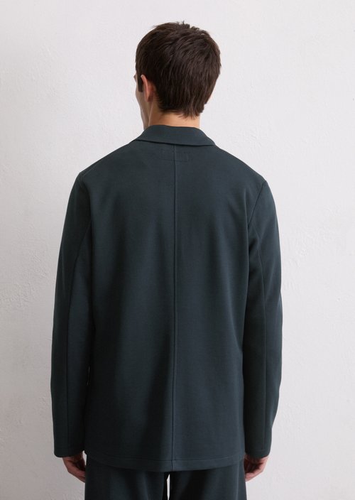 Jersey blazer shaped — Dark Navy (alternate view)
