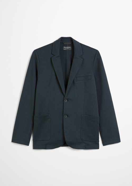 Jersey blazer shaped — Dark Navy