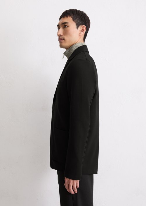 Jersey blazer shaped — Black
