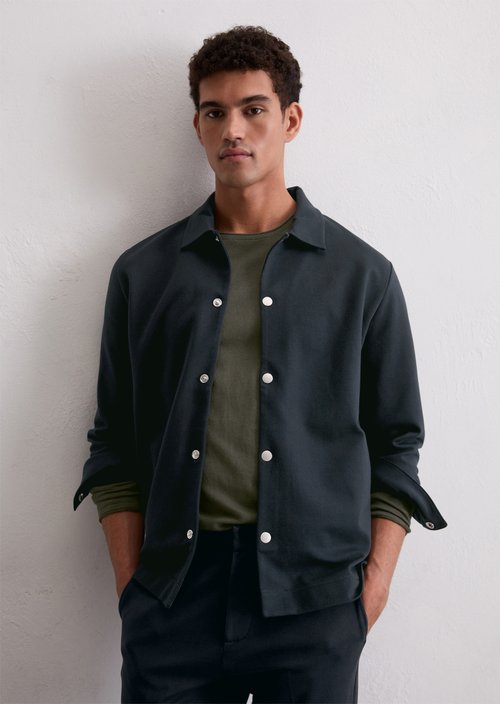 Sweat overshirt regular — Dark Navy