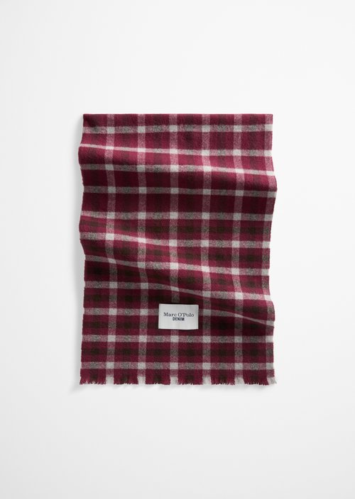 Wollschal — Dark Red