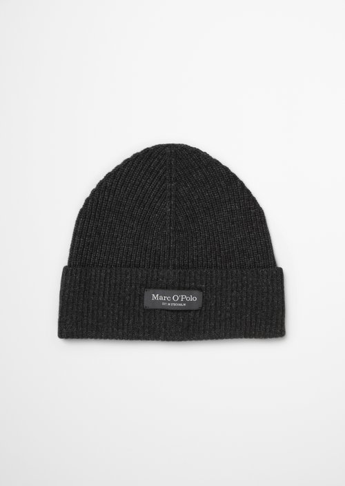 Hat & scarf set — Dark Grey Melange