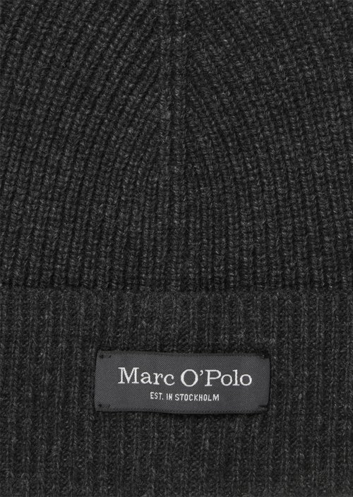 Hat & scarf set — Dark Grey Melange