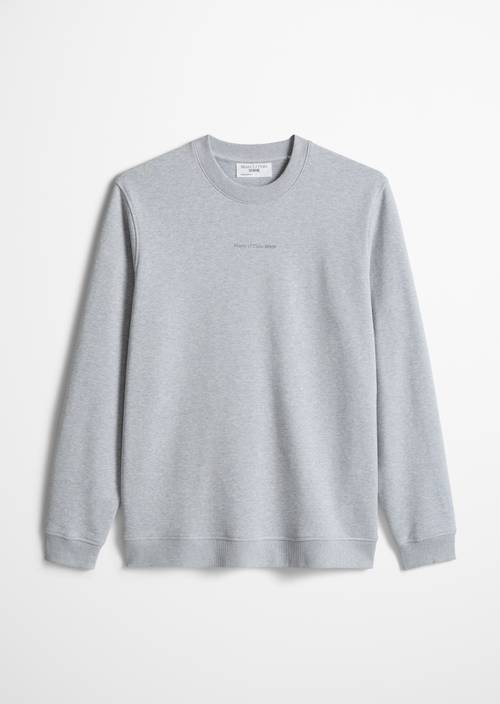 Sudadera de corte regular Fog Grey Melange en vista aislada sin modelo