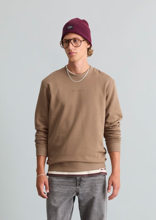 Regular-fit sweatshirt — Cold Taupe