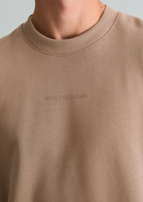 Regular-fit sweatshirt — Cold Taupe