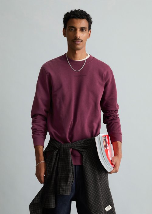 Regular-fit sweatshirt — Grapejuice