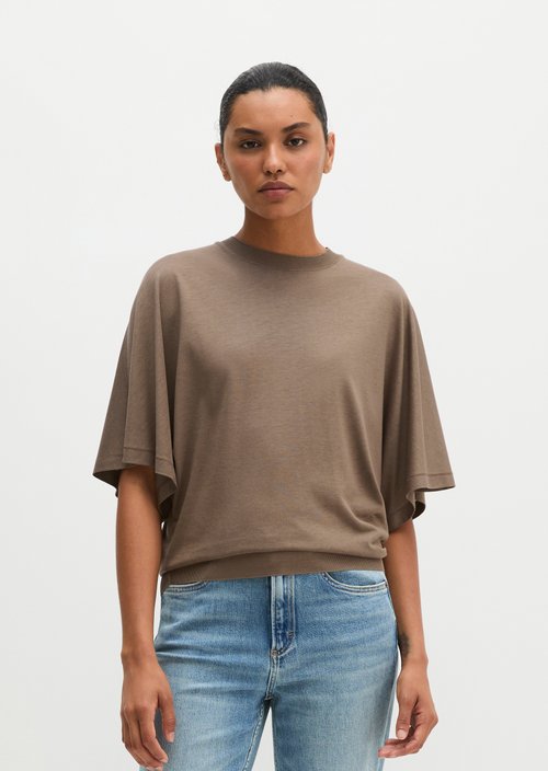 Luxury oversized T-shirt — Stone Taupe