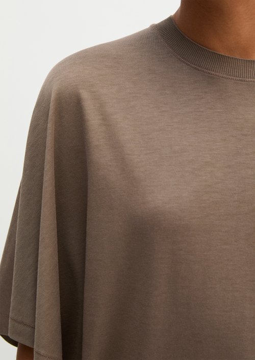 Luxury oversized T-shirt — Stone Taupe