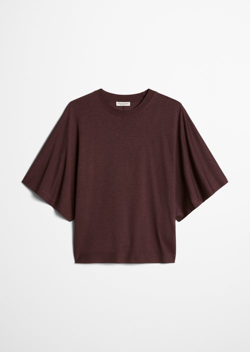 Luxury oversized T-shirt — Black Cherry