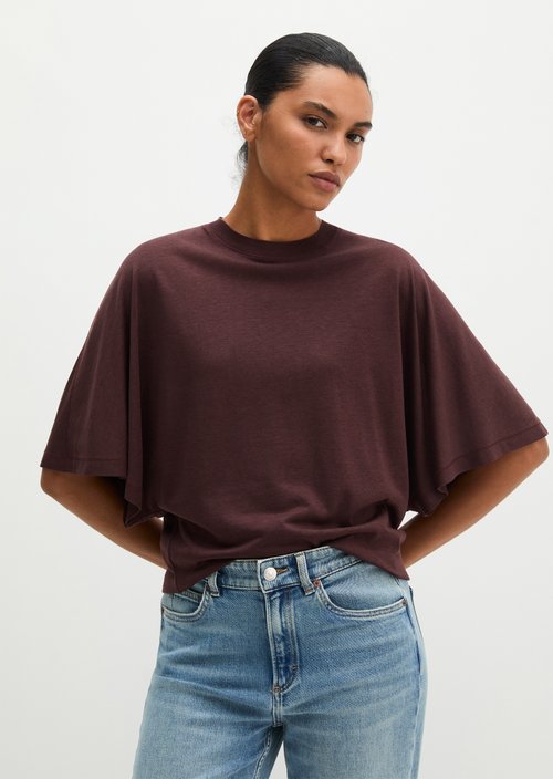 Luxury oversized T-shirt — Black Cherry