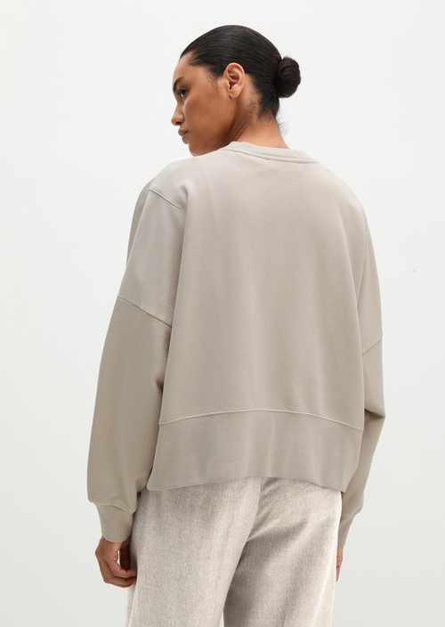 Relaxed sweatshirt — Natural