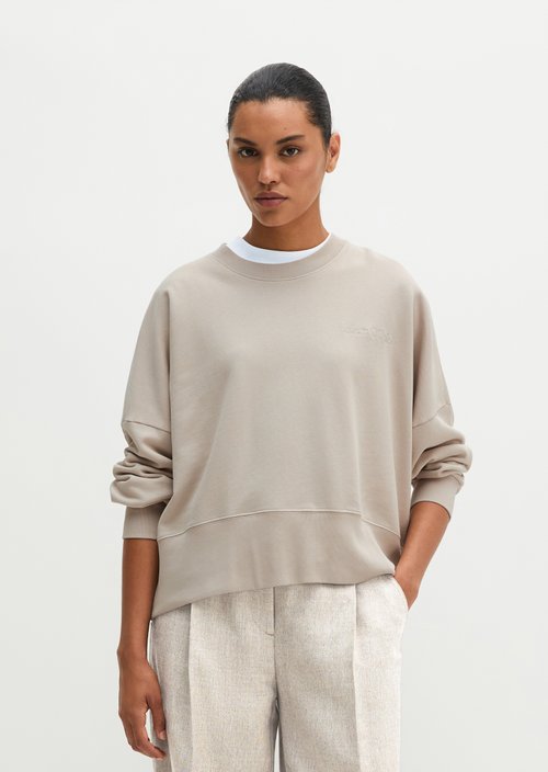 Relaxed sweatshirt — Natural