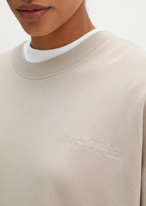 Relaxed sweatshirt — Natural