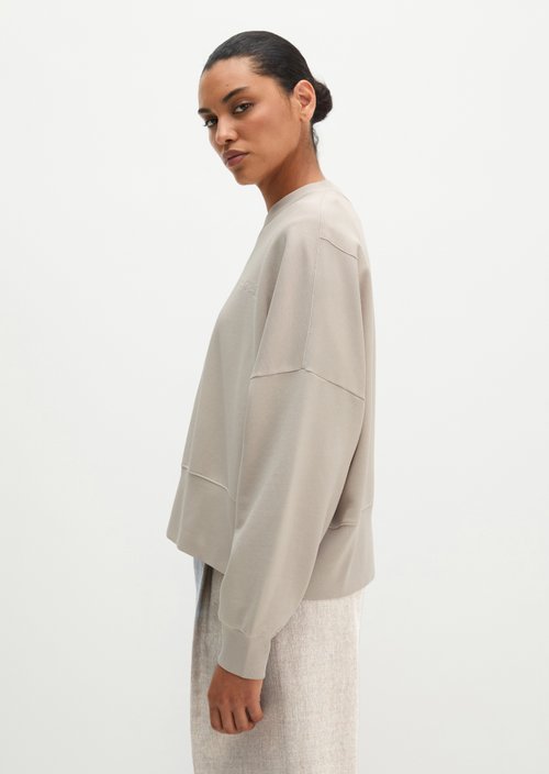 Relaxed sweatshirt — Natural