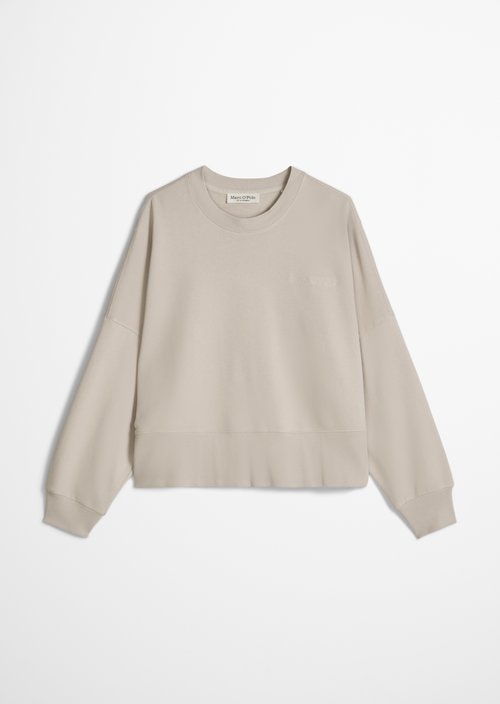 Relaxed sweatshirt — Natural