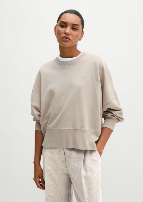 Relaxed sweatshirt — Natural