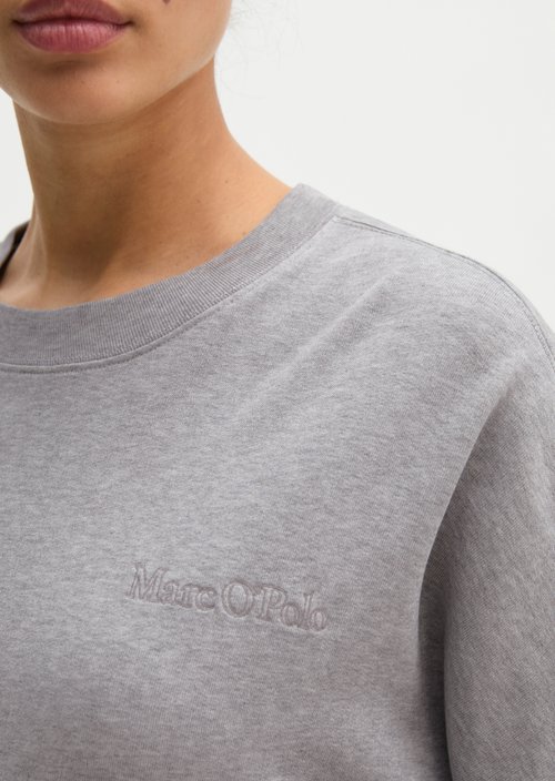 Relaxed sweatshirt — Fine Grey Melange