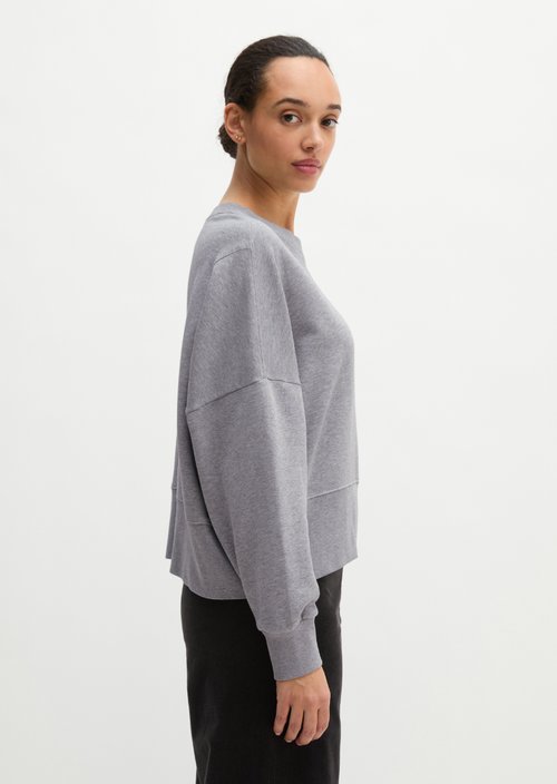 Relaxed sweatshirt — Fine Grey Melange
