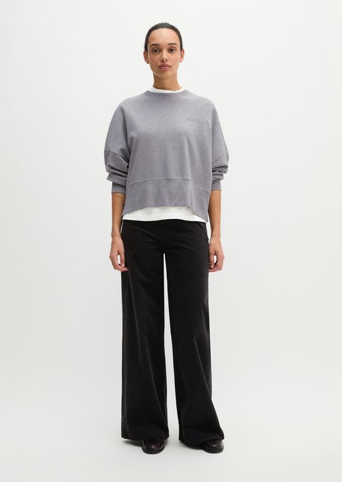 Relaxed sweatshirt — Fine Grey Melange